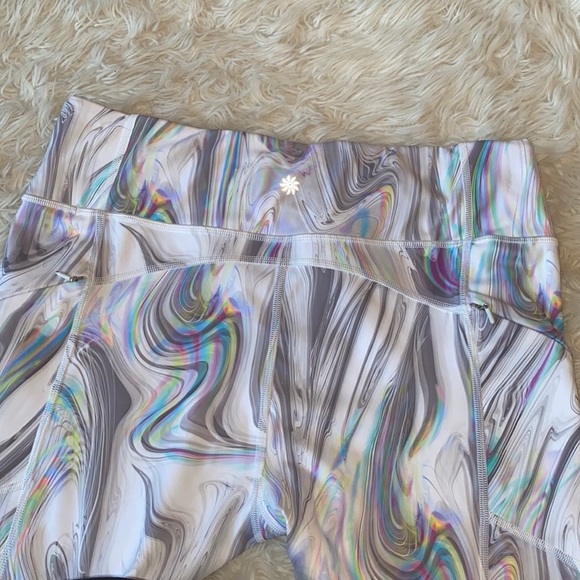Athleta Contender opal capri crop leggings. Large Tall  Hard to Find - Picture 7 of 15